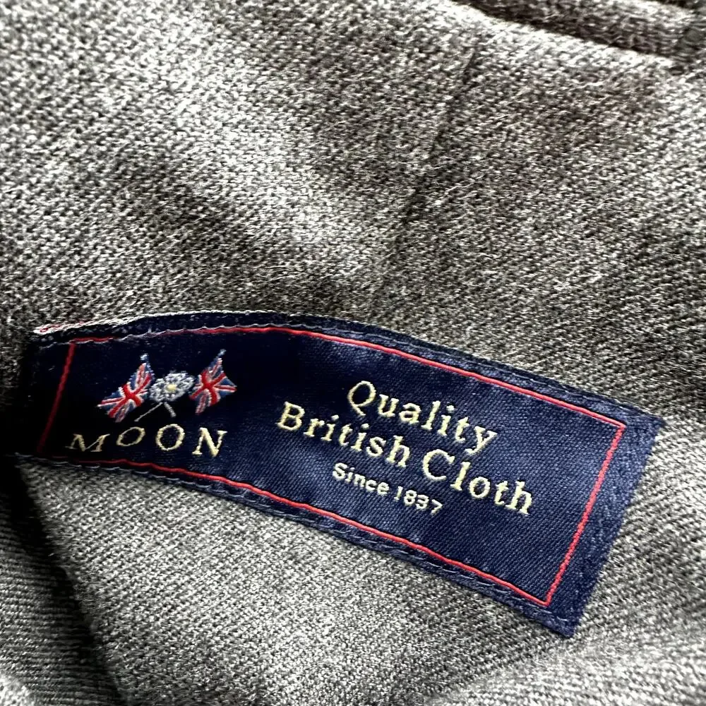 J.Crew Ludlow Slim Unstructured Suit Jacket English Cotton-Wool Twill Moon 36R